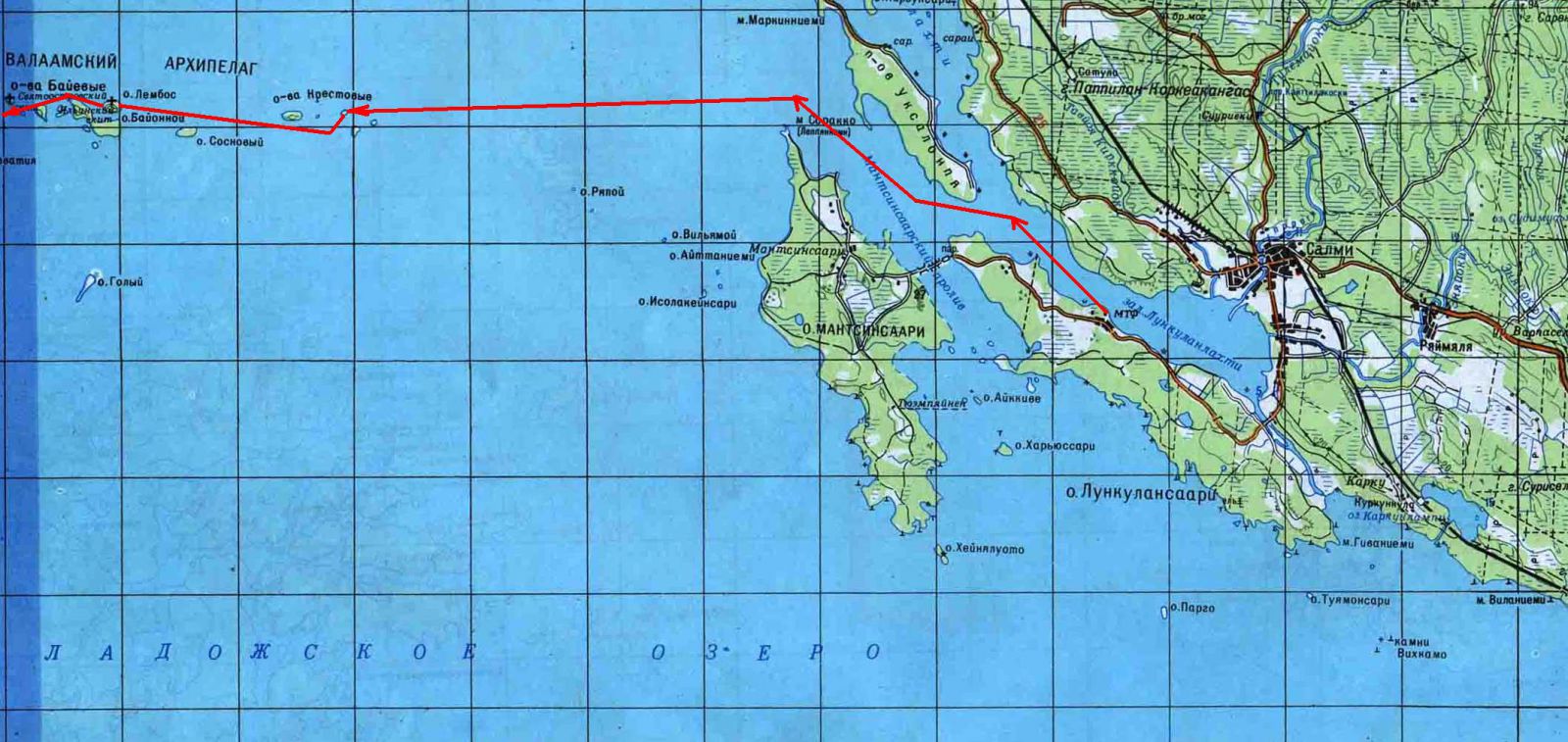Остров Мантсинсаари Карелия на карте